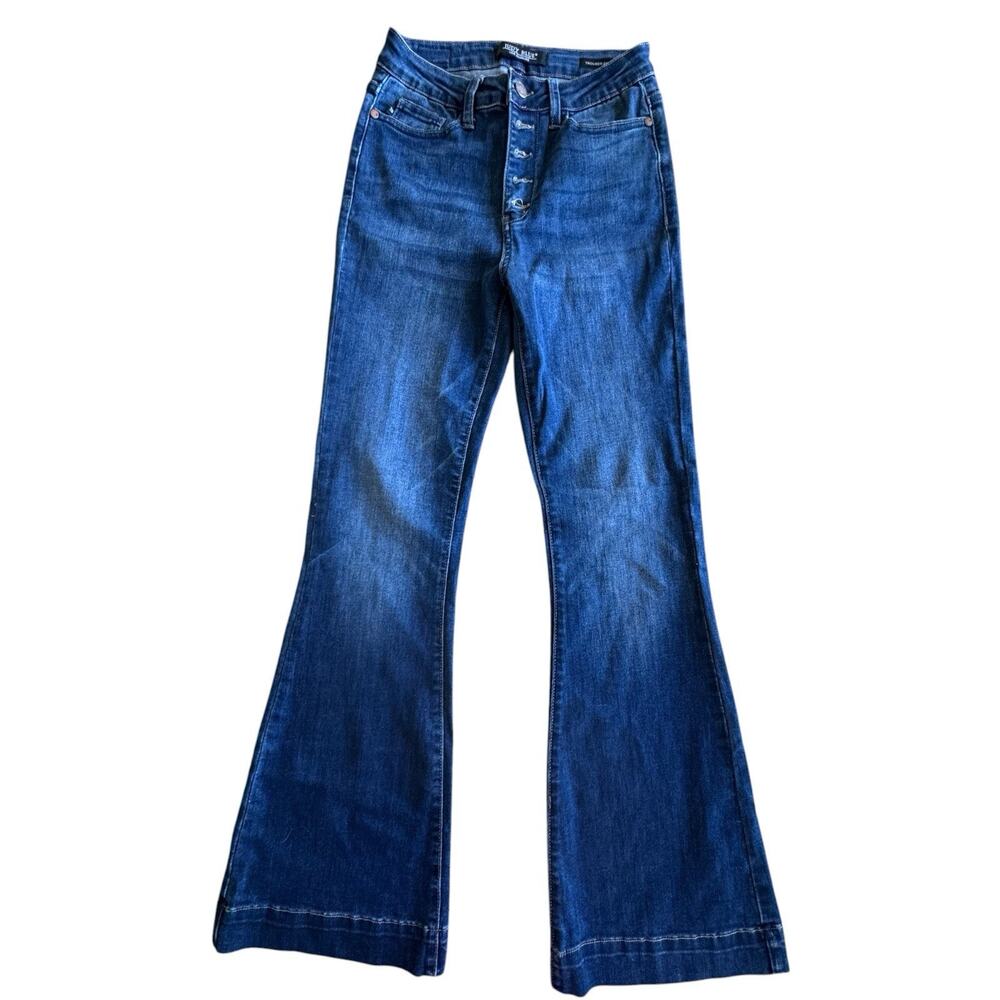Judy Blue Deep Blue High-Waist Flare Jeans